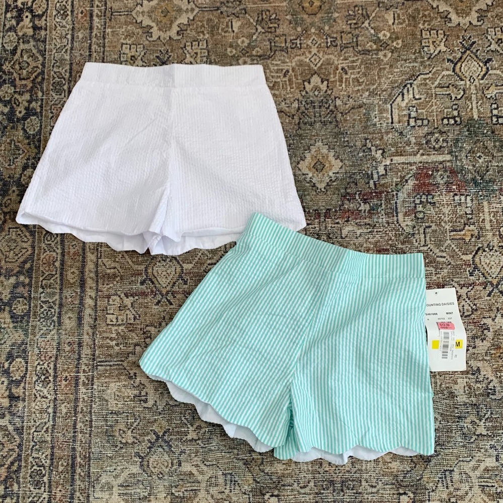 Girls Scalloped Shorts